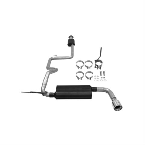 Flowmaster Stainless Steel Force II Exhaust Systems 817552 System, II, Cat-back, Single, Steel, Natural, Rear Exit, Ford, 2.0L, Kit