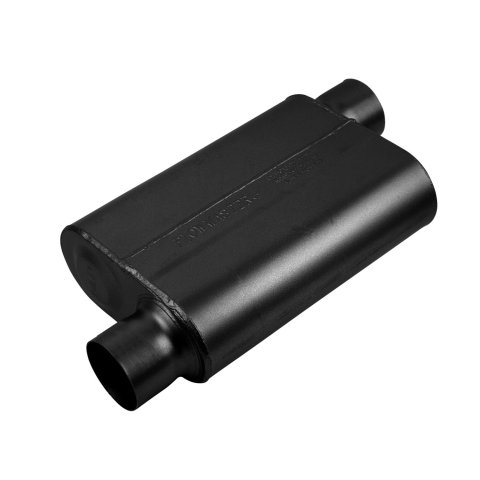 Flowmaster 40 Series Delta Flow Steel 3 Inch Muffler 943043 Muffler, Series, in. Inlet/3 in. Outlet, Steel, Black, Each