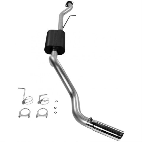 Flowmaster Force II Exhaust Systems 17361 Exhaust, II, Cat-Back, Steel, Aluminized, Polished Tip, Chevy, GMC, Pickup, 4.8, 5.3L, Kit