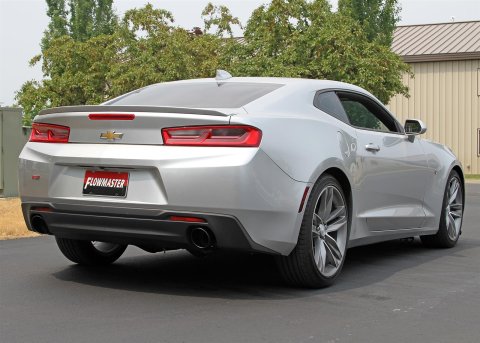 Flowmaster FlowFX Exhaust Systems 717992 System, Axle-Back, FlowFX, 409 Stainless Steel, Split Rear, Black Ceramic Tips, Chevy, Kit