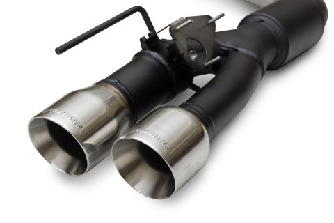 Flowmaster Outlaw Series Exhaust Systems 818164 System, Series, Rear Axle-Back, 304 Stainless Steel, Black, 3 in. Diameter, 4 in. Polished Quad Tips, Ford, Kit
