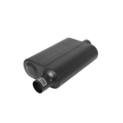 Flowmaster 40 Series Delta Flow 409 Stainless Steel 2.25 Inch Muffler 842443 Muffler, Series, 2 1/4 in. Inlet/2 1/4 in. Outlet, Steel, Black, Each