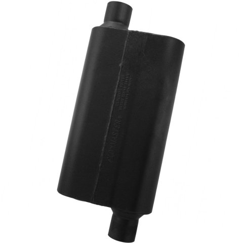 Flowmaster 50 Series Delta Flow 409 Stainless Steel 2.25 Inch Muffler 842453 Muffler, Series, 2 1/4 in. Inlet/2 1/4 in. Outlet, Steel, Black, Each