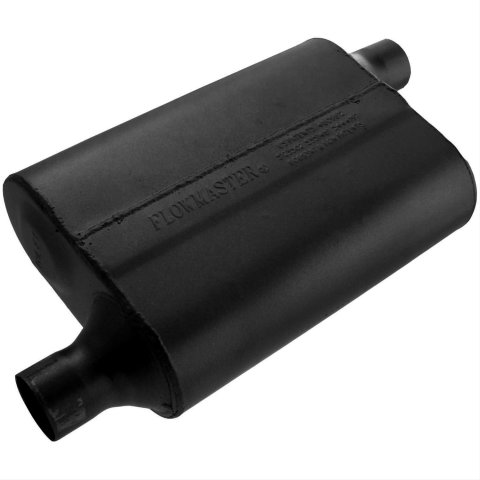 Flowmaster 40 Series Delta Flow Steel 2 Inch Muffler 942043 Muffler, Series, in. Inlet/2 in. Outlet, Steel, Black, Each