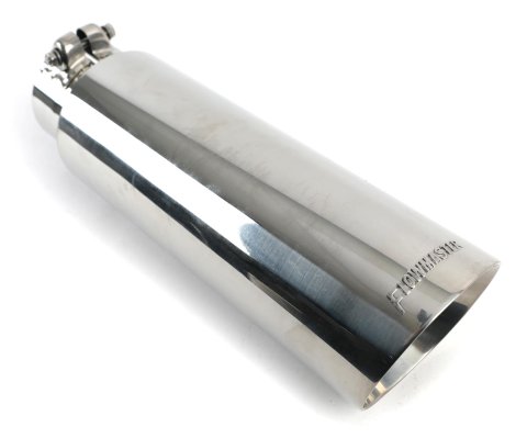 Flowmaster Round, Polished 3 Inch Exhaust Tip 15398 Tip, Single, Clamp-on, Stainless, Polished, in. Inlet I.D., 13 in. Length, Each
