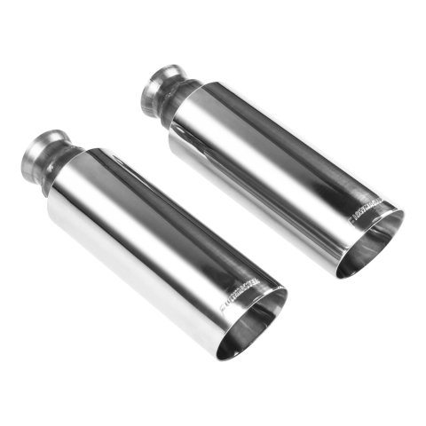 Flowmaster Round, Polished 2.25 Inch Exhaust Tip 15356 Tip, Clamp-on, Strainless, Polished, in. Inlet, 4 in. Outlet, 13.88 in. Length, Dodge, Ram, Each