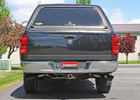Flowmaster FlowFX Exhaust Systems 717995 Exhaust, FlowFX, Cat-Back, Stainless Steel, Black Tips, Dodge, Kit