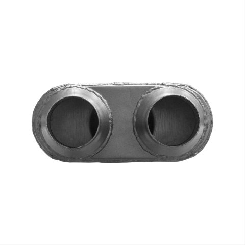 Flowmaster 40 Series Steel 2.5 Inch Muffler 425404 Muffler, Series, Oval, Dual in. Inlet/Dual in. Outlet, Steel, Black, 19.0 in. Overall Length, Each
