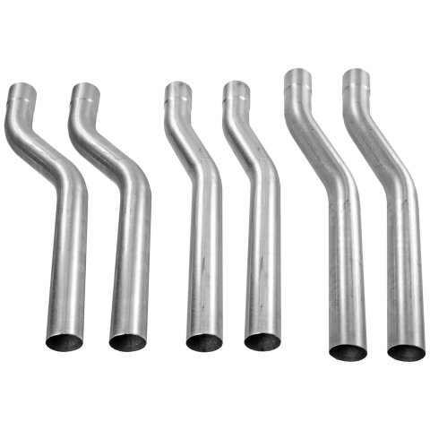 Flowmaster S-Bend Combo Packs 3 Inch Steel Exhaust Pipe 15927 Intermediate Pipes, Steel, Aluminized, in. Outside Diameter, 4/6/8 in. Offsets, Universal, Kit