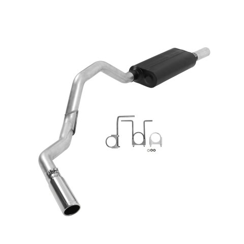 Flowmaster Force II Exhaust Systems 17446 System, II, Cat-Back, Steel, Aluminized, Polished Tips, Ford, Pickup, 5.4, 6.8L, Kit