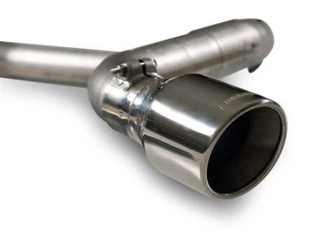 Flowmaster American Thunder Exhaust Systems 818176 System, Cat-back, Series, 3.00 in., 409 Stainless Steel, Natural, 4.00 in. Polished Tip, Split Side, Split Rear, Toyota, Kit