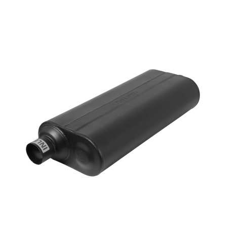 Flowmaster 70 Series Big Block II Steel 2.5 Inch Muffler 52571 Muffler, Series, 2 1/2 in. Inlet/2 1/2 in. Outlet, Steel, Black, Each