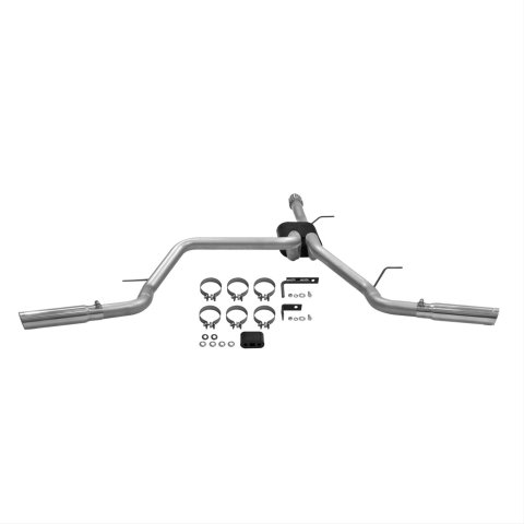 Flowmaster Stainless Steel Force II Exhaust Systems for 2009-2014 TAHOE, YUKON - 817554 System, II, Cat-back, Single In/Dual Out, Steel, Split Side Exit, Chevy, GMC, 5.3L LS