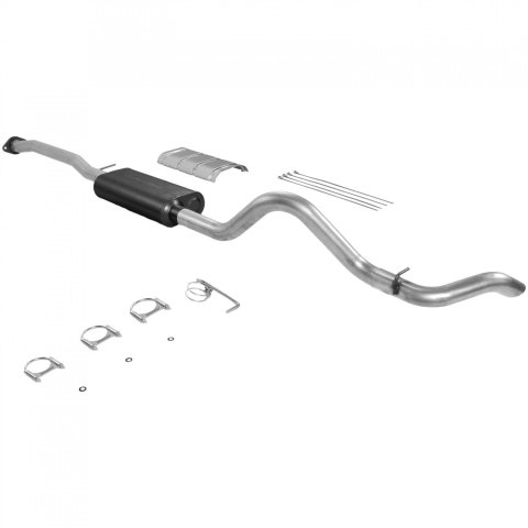 Flowmaster Force II Exhaust Systems 17147 System, II, Cat-Back, Steel, Aluminized, Chevy, GMC, Pickup, 5.0, 5.7L, Kit