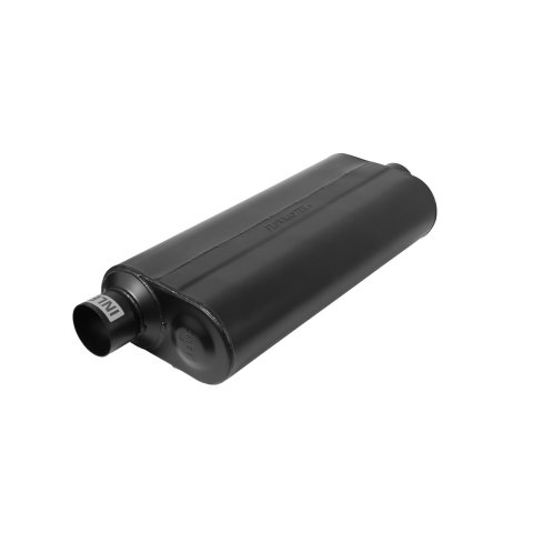 Flowmaster 70 Series Big Block II Steel 3 Inch Muffler 53071 Muffler, Series, in. Inlet/3 in. Outlet, Steel, Black, Each