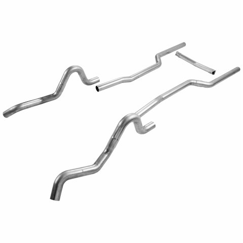 Flowmaster Pipe Kits 1041 Exhaust System, Header-Back, Kit Only, Buick, Chevy, Oldsmobile, Pontiac, Steel, Aluminized, Kit