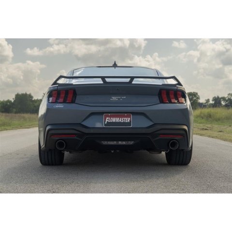 Flowmaster Stainless Steel American Thunder Exhaust Systems for 2024-2026 MUSTANG - 818162 Systems, Thunder, Rear Axle-back, Dual, Black, Split Rear Exit, Polished Tips, Ford, 2.3L, 5.0L, Kit