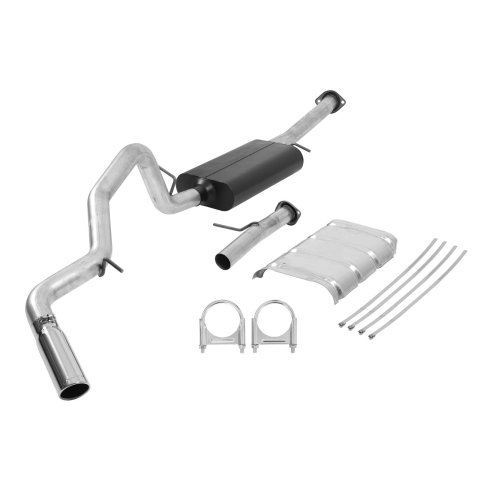 Flowmaster Force II Exhaust Systems for 2000-2006 TAHOE, YUKON - 17344 Exhaust, II, Cat-Back, Steel, Aluminized, Polished Stainless Tip, Chevy, GMC, 4.8, 5.3L, Kit