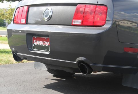 Flowmaster FlowFX Exhaust Systems for 2005-2010 MUSTANG - 717827 System, FlowFX, Rear Axle-back, Dual, Stainless Steel, Natural, Rear Exit, Ford, 5.4L, 4.6L, Kit
