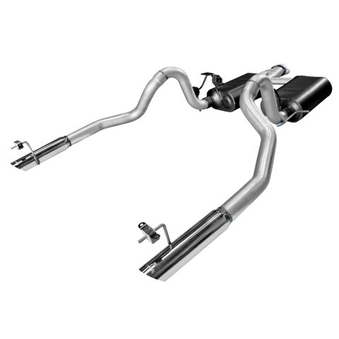 Flowmaster Force II Exhaust Systems 17275 Exhaust, II, Cat-Back, Steel, Aluminized, Polished Stainless Tips, Ford, 3.8L, Kit