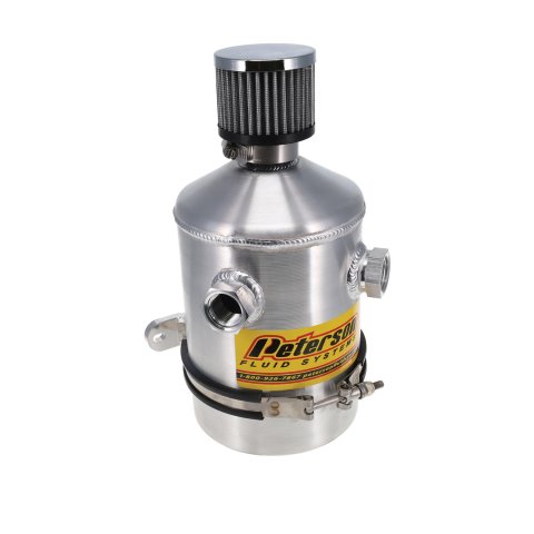 Peterson Fluid Systems Oil Catch Cans 08-0406 ONE GALLON BREATHER CAN