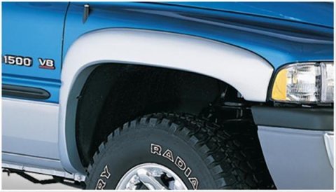 Bushwacker OE-Style Fender Flares 50011-02 Flares, OE Style, Front, Black, Dura-Flex Thermoplastic, Dodge, Pair
