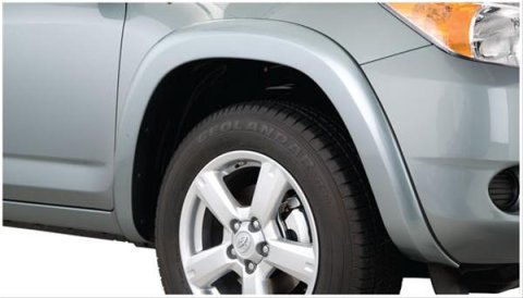 Bushwacker OE-Style Fender Flares 31061-02 Flares, OE Style, Front, Black, Dura-Flex Thermoplastic, Toyota, Pair