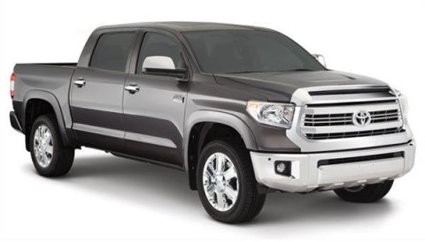 Bushwacker Color-Matching OE-Style Fender Flares 30917-33 Flares, OE-Style, Front and Rear, Dura-Flex Thermoplastic, Black, 0.750 in. Flare Width, Toyota, Set of 4
