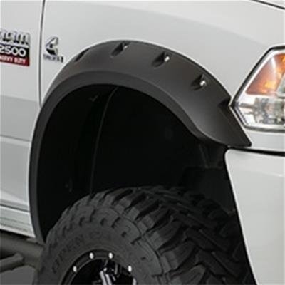Bushwacker Max Coverage Pocket Style Fender Flares 40091-02 Flares, Style, Front, Dura-Flex Thermoplastic, Black, Chevy, Pair