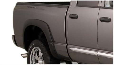Bushwacker OE-Style Fender Flares 50028-02 Flares, OE Style, Front, Black, Dura-Flex Thermoplastic, Dodge, Pair