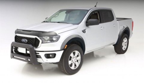Bushwacker Extend-A-Fender Flares 20116-02 Fender Flares, Extend-A-Fender, Rear, Black, Dura-Flex Thermoplastic, Ford, Pair