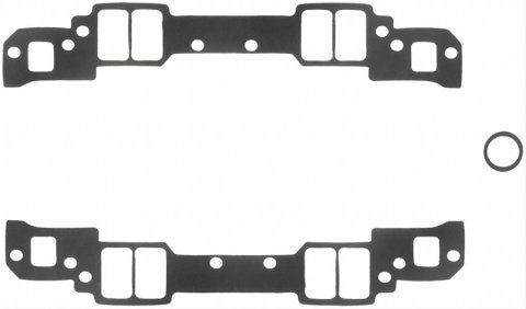 Fel-Pro Performance Intake Manifold Gasket Sets 1288 Gaskets, Manifold, Intake, 18 Degree, 2.15 in. x 1.25 in. Port, .120 in. Thick, Chevy, Small Block, Set