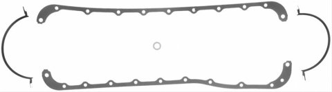 Fel-Pro Performance Oil Pan Gaskets 1812 Gasket, Multi-Piece, Rubber-Coated Fiber, Ford, 429/460, Kit