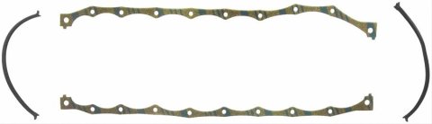 Fel-Pro Oil Pan Gaskets OS 30227 C Gasket, Multi-Piece, Cork/Rubber, DeTomaso/Ford, Lincoln, Mercury, 351C/351M/400, Each