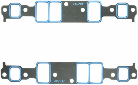 Fel-Pro Performance Intake Manifold Gasket Sets 1202 Gaskets, Manifold, Intake, Printoseal, 2.10 in. x 1.28 in. Port, .060 in. Thick, Chevy, 3.8/4.3L, V6, Set