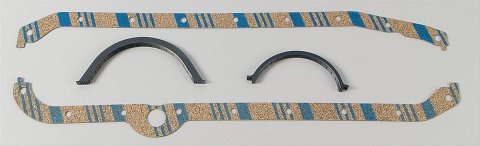 Fel-Pro Oil Pan Gaskets OS 30410 C Gasket, Multi-Piece, Cork, Chevy, 4.4/5.0/5.7L, V8, Each