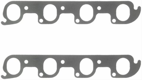 Fel-Pro Performance Exhaust Header Gasket Sets 1430 Gaskets, Header, Steel Core Laminate, Rectangular Port, Ford, Cleveland, Modified, Set