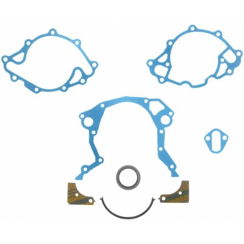 Fel-Pro Timing Cover Gaskets TCS 45008 Gaskets, Cover, Cork/Rubber, Ford, Small Block, Kit