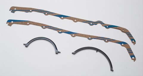 Fel-Pro Oil Pan Gaskets OS 13419 C Gasket, Multi-Piece, Cork, Oldsmobile, 260-455, Each