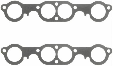 Fel-Pro Performance Exhaust Header Gasket Sets 1437 Gasket, Chevy V8 262-400, SB2 Mirror Port, Set