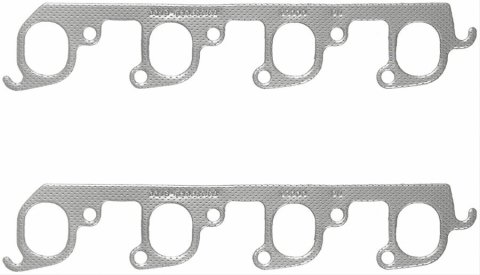 Fel-Pro Exhaust Manifold Gaskets MS 90526 Gasket, Manifold, Steel Core Laminate, Ford, Lincoln, Mercury, 351C, 351M, 400, Set