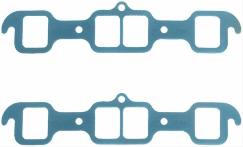 Fel-Pro Performance Exhaust Header Gasket Sets 1439 Gaskets, Header, Steel Core Laminate, Rectangular Port, Oldsmobile, V8, Set