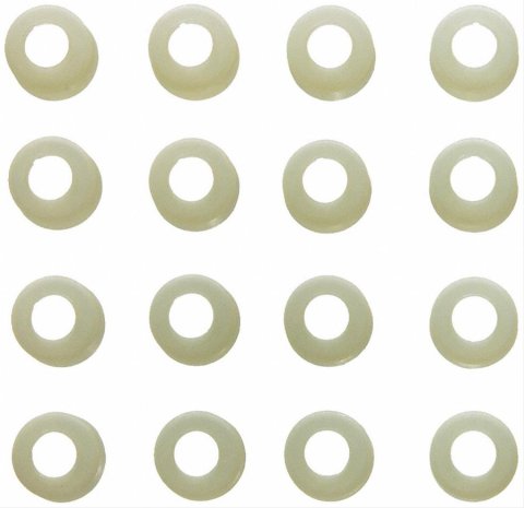 Fel-Pro Valve Stem Seals SS 72513 Seals, Umbrella Type, Rubber, Chevy, Set