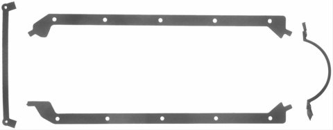Fel-Pro Performance Oil Pan Gaskets 1891 Gasket, Multi-Piece, Rubber/Steel Core, Pro Stock, DRCE/Dart Merlin Blocks, Each