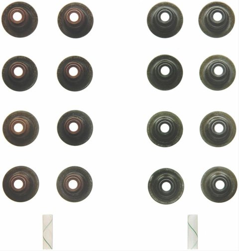 Fel-Pro Valve Stem Seals SS 71039 Seals, Rubber, GM, Saab, Set of 16