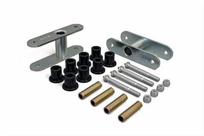 Daystar Leaf Spring Shackles and Hangers KJ61016BK Shackle; Super Shackle; Greaseable; Black