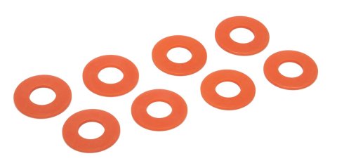 Daystar D-Ring Washers KU71074AG Washers, Polyurethane, Orange, 3/4 in. Shackles, Set of 8