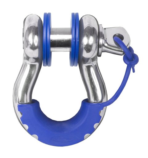 Daystar D-Ring Isolators KU70059RB Locking Isolators, Washers, Polyurethane, Blue, 3/4 in. Shackles, Kit