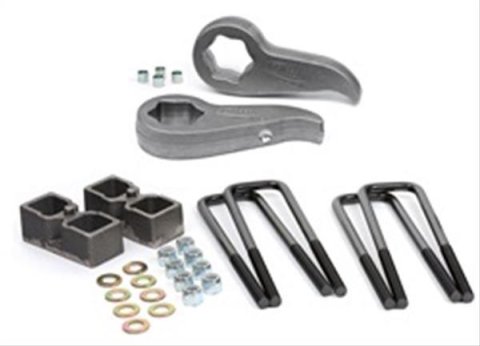 Daystar Comfort Ride Suspension Lift Kits KG09125 Lift, Torsion Bar Key/Leaf Spring Blocks, Front 2.0 in. Lift, Rear, 2.0 in. Lift, Chevy, GMC, Pair