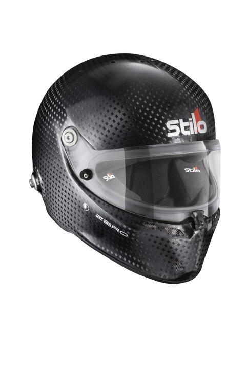 Stilo ST6 FN 8860-2018 Carbon Zero Helmets AA0810AG3R63 Helmet, Zero, Full, Gloss, Fiber, Snell SA2020, FIA 8860-2018-Zero, Clear Visor, 2X-Large, 63cm, EPS Liner, Each